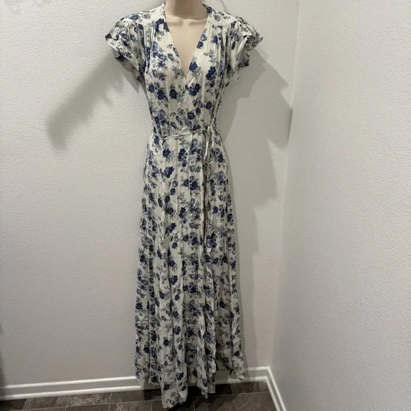 Reformation Sparrow Floral Maxi Dress Size S Cottage Core - Picture 5 of 14